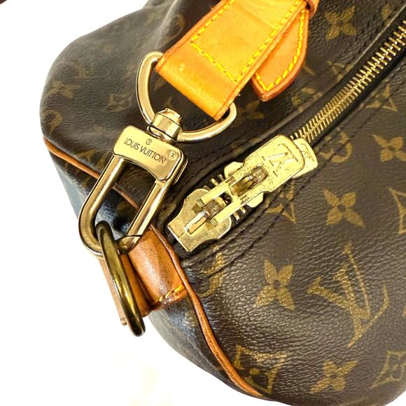 Louis Vuitton Monogram Keepall Bandouliere 55 With Strap COA Included - Picture 12 of 14